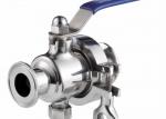 Clamp Ends Sanitary Ball Valves , 2 Inch Ball Valve For Hygienic Industry