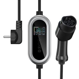 Wholesale OEM Customized Portable Type2 AC 230V Electric Car Charging Station 16A Portable EV Charger from china suppliers