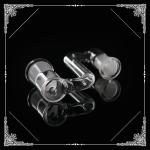 Clear Male To Female Bong Adapter Dropdown Glass Water Bongs Accessories