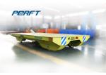 Battery Operated Platform Rail Transfer Cart For Materials Handling