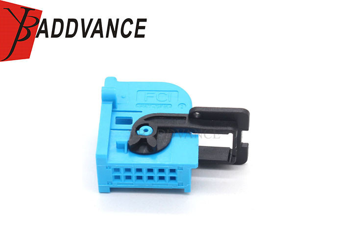 FCI 12 Pin Female Blue PBT GF15 Automotive Connector Housing