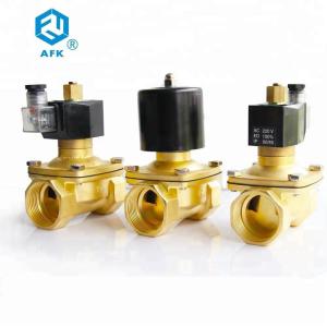Wholesale Normally Open Water Solenoid Valve Pilot Type Brass 2 Way For Water Gas Oil 11/2&quot; from china suppliers
