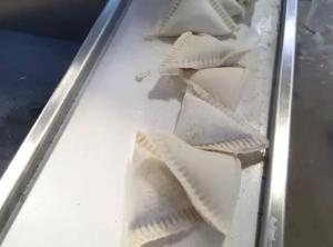 Wholesale automatic samosa making machine, triangle dumpling machine from china suppliers
