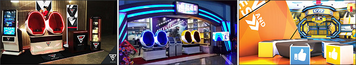 22" Kiosk Virtual Reality Machine 9D VR Cinema Galvanized Steel Frame Full 3D Audio