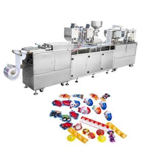 Wholesale Surprise Chocolate Egg Blister Packing Machine with Small Footprint 6500*1000*1800mm from china suppliers