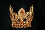 Classic round pageant crowns and tiaras fully round crowns pageant supplier