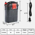 Aquarium External Canister Fish Tank Filter Pump For Turtle Tank Water