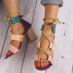 BS063 Summer New Style Women'S Shoes Sandals High-Heeled Women'S Shoes Ladies