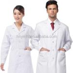 60 Cotton 40 Polyester Hospital Uniforms White Lab Coat For Women