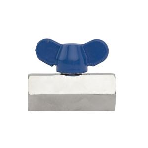 Wholesale 304/316 Stainless Female Thread Steel Mini Ball Valve with Butterfly Handle ISO 9001 from china suppliers