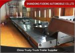 Tri Axle Steel Detachable Gooseneck Trailer For Heavy Equipment Transport