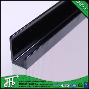 Wholesale wardrobe drawer aluminum black handles aluminum cabinet handles aluminum pull handles from china suppliers