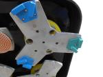 Marble Granite Stone Floor Grinding Machine With 12 Pieces Of Diamond Metal And