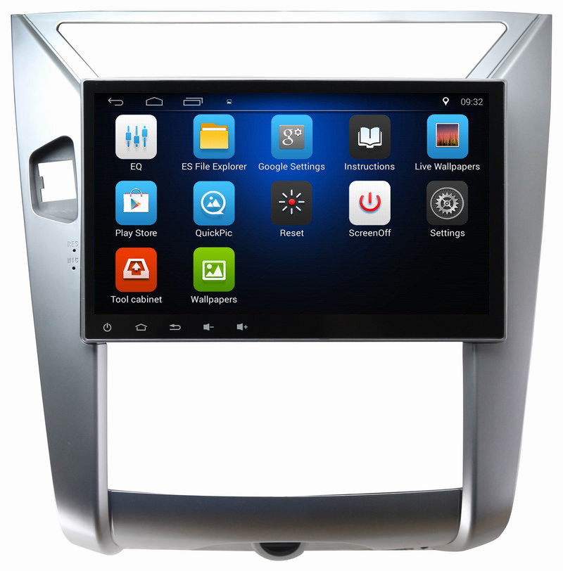 Ouchuangbo auto capacitance multiple touch screen for Nissan Qichen D50 with BT USB SWC android 8.1 system