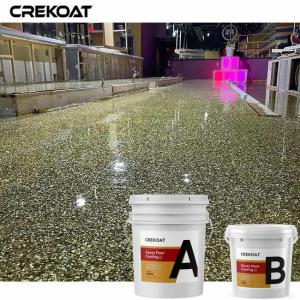 Wholesale Shiny Flakes Metallic Epoxy Floor Coating Color Concrete Floors from china suppliers