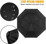 Double Canopy 210T Nylon Windproof 600g Sun Umbrella 3 Fold