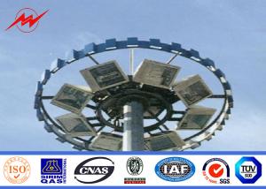 Wholesale Soccer field 30 meter galvanized High Mast Pole with lifting system from china suppliers