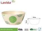 Large Disposable Biodegradable Natural Bamboo fibre Bowl Round Shape Melamine