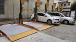 AA4C outdoor 2 Post Car Parking Dual Column Parking Lift Auto Storage Automobile