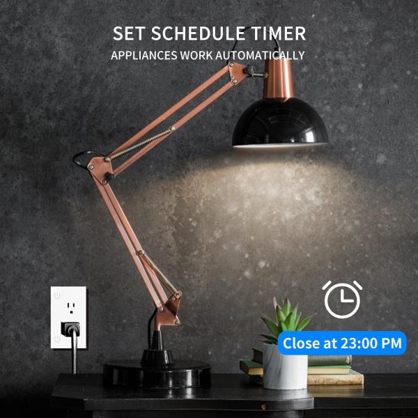 Smart Home In Wall Outlet Socket Outlet Us Standard Compatible With IOS And Android Wifi Wall Charger 16A Us