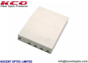 Wholesale 4 Port Indoor Optical Termination Box 4 Core Fiber Optic Faceplate KCO-FTB-04M from china suppliers