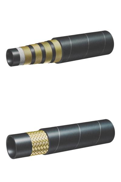 Industry Capability Hydraulic One Wire Steel Braid Rubber Oil Hose En8531t