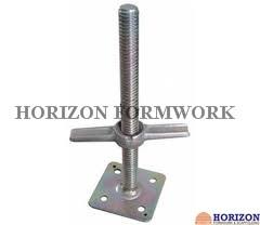Wholesale Adjustable Screw Jack Made Of Solid Steel Rod For Leveling Ringlock Systems from china suppliers