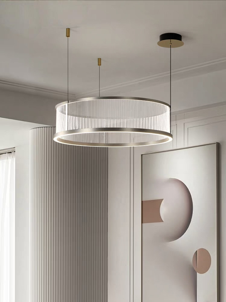 Italian minimalist living room main light modern simple hall light designer 2024 new restaurant light bedroom room light