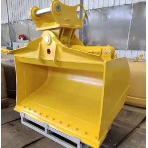 Customizable Red And Yellow Excavator Tilt Bucket For Various Capacity And
