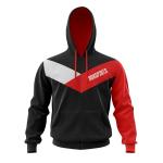 Unisex Sublimation Print Unlined Pullover Hoodies For Sports Team
