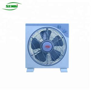 Wholesale Safety Plastic Material Solar Box Fan , 5 PP Blade 12 Inch Box Fan from china suppliers