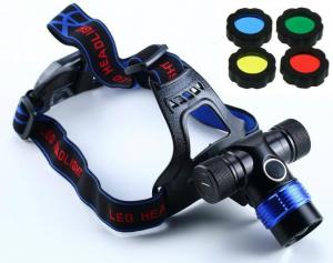 China 700LM CREE XML T6 Focusable headlamp with colroful lens on sale