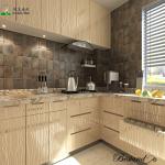 Self Adhesive Glass Door Covering Film PVC Film for Kitchen Cabinet Door