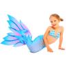 Buy cheap Beauty Flower Fin Swimmable Mermaid Tails For Girls , High Elasticity Fabric from wholesalers