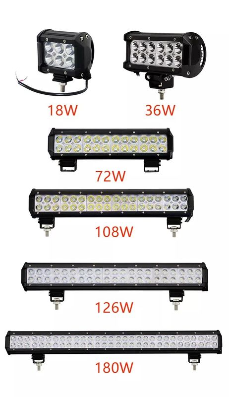 12V 24V Off Road 4x4 Mini 18W LED Light Bar For Cars / 4.5 Inch LED Work Light