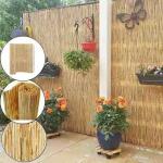 ECO Friendly Decoration Panels Privacy Carbonized Natural Reed wicker Fence