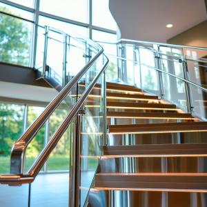 Wholesale High-Strength Stainless Steel Handrails with 12mm Side Thickness for Glass Railings from china suppliers