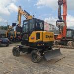 Sany Excavator SY65W-S Equipped with Original Hydraulic Valve and 0.25m3 Bucket