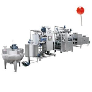 China Flat Lollipop Making Machine Automatic High Productivity For Candy Making on sale