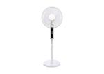 Black 400mm Electric Pedestal Fans With 3 Pin Plug For Home / Office
