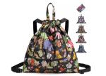 Women Drawstring Hiking Camping Bags Tearproof Foldable for Travel