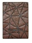Brown Personalized Logo Embossed up high quality Leather Patches for Jeans