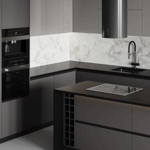 Wholesale Environmental Friendly Cupboard Complete Sets Modular Melamine Wooden Kitchen Cabinet from china suppliers
