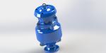 Large Air Intake Sewage Air Release Valve With EPOXY Coated Triple Function