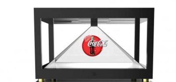 USB 19 Inch 3d Hologram Screen , 4 Side View Magic 3d Holographic Projection
