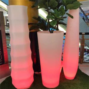 Wholesale Shopping Mall Lighting Rotomolded Planters Customer Design OEM Acceptable from china suppliers