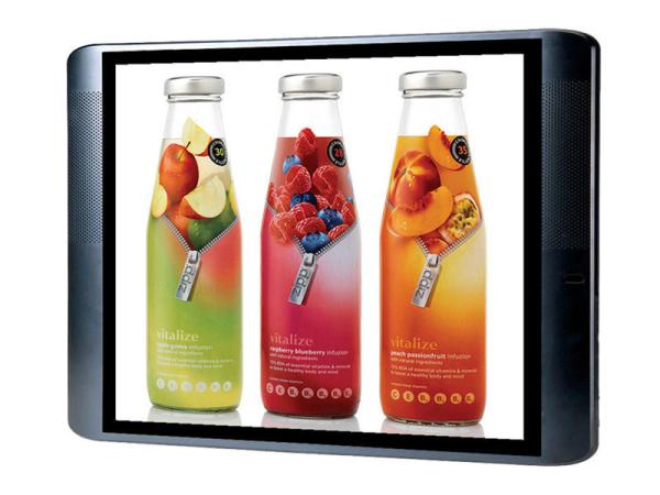 LED Backlight 17 Inch LCD Digital Signage Display Monitor For Super Market ,