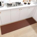 KITCHEN MAT Waterproof and Non-Slip PVC Carpets for Fatigue Prevention in