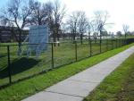 Galvanized Powder Coated 2.0mm Steel Chain Link Fencing School Sports Playground