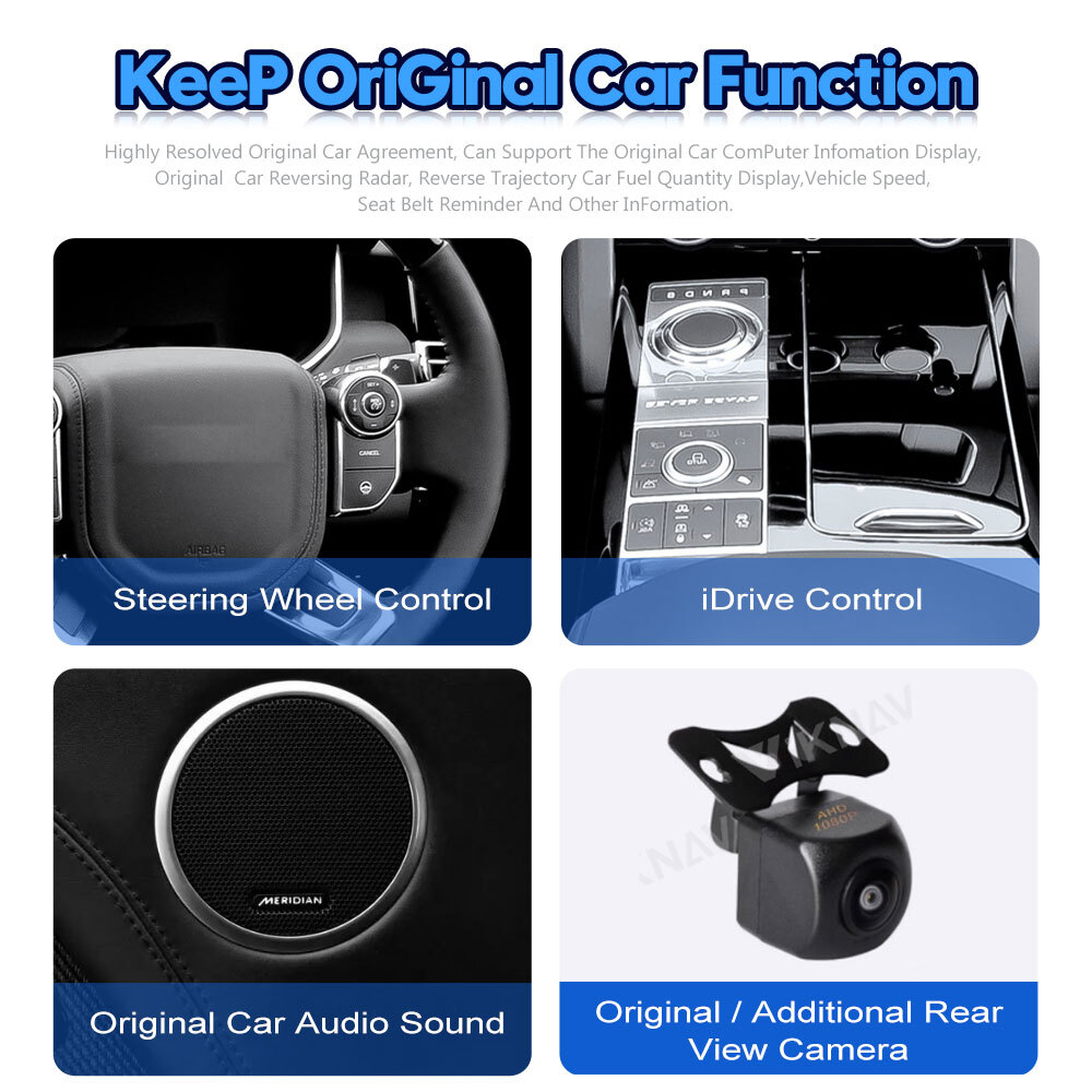 Viknav Car Radio For Range Rover Vogue L405 (2013-2020) 12.3 inch With AC Touching Screen Multimedia Player Navigation